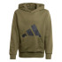 Moletom adidas Bl French Terry Hd 280 Infantil Verde Escuro/Preto