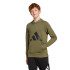 Moletom adidas Bl French Terry Hd 280 Infantil Verde Escuro/Preto