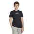 Camiseta adidas Lin 160 Infantil Preto/Branco
