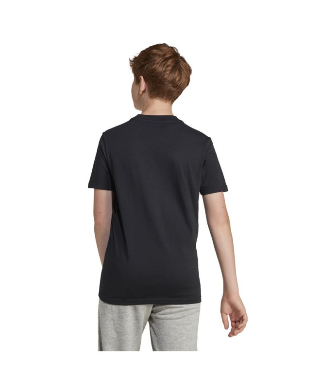 T-shirt adidas Lin 160 Enfant Noir/Blanc