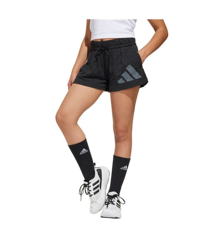 Calça adidas Jg Bl Win Sh Menina Preto/Branco