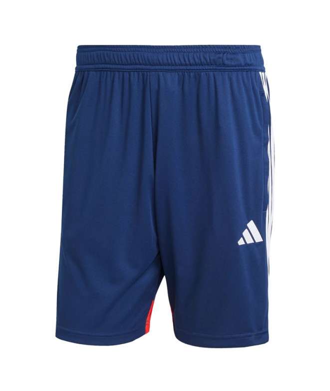 Pantalones de Fútbol adidas Tiro Es Sho Hombre Azul Marino/Rojo
