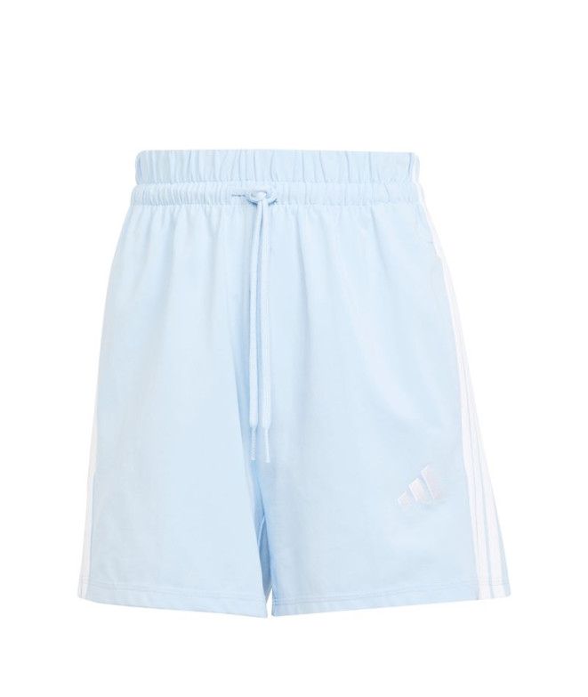 Pantalones adidas 3 Bandas Sj Sho Mujer Azul/Blanco