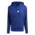 Sweat adidas 3 Bandes French Terry Hd Homme Bleu Foncé/Blanc