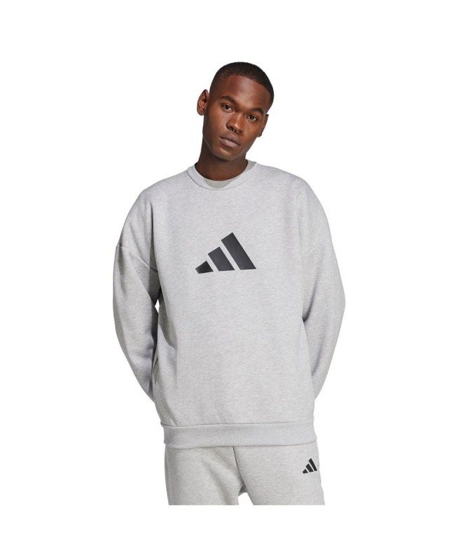 Moletom adidas Future Icons 3 Bandas Crw Homem...