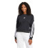 Sweat adidas 3 Bandes French Terry Swt Femme Noir/Blanc