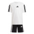 Ensemble adidas Lk 3Bandas T-Set 160 Enfant Blanc/Noir