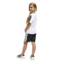 Conjunto adidas Lk 3Bandas T-Set 160 Infantil Branco/Preto