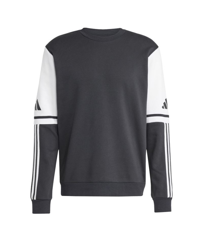 Sudadera de Fútbol adidas Squadra25 Crew Hombre Negro/Blanco