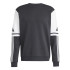 Sudadera de Fútbol adidas Squadra25 Crew Hombre Negro/Blanco