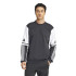 Sudadera de Fútbol adidas Squadra25 Crew Hombre Negro/Blanco