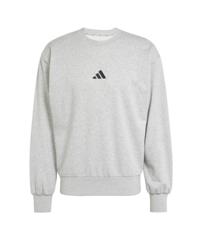 Sudadera adidas Feelcozy Hombre Gris/Negro