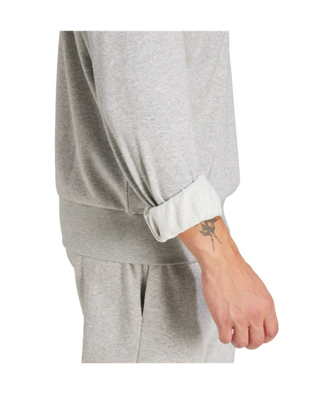 Moletom adidas Feelcozy Homem Cinza/Preto