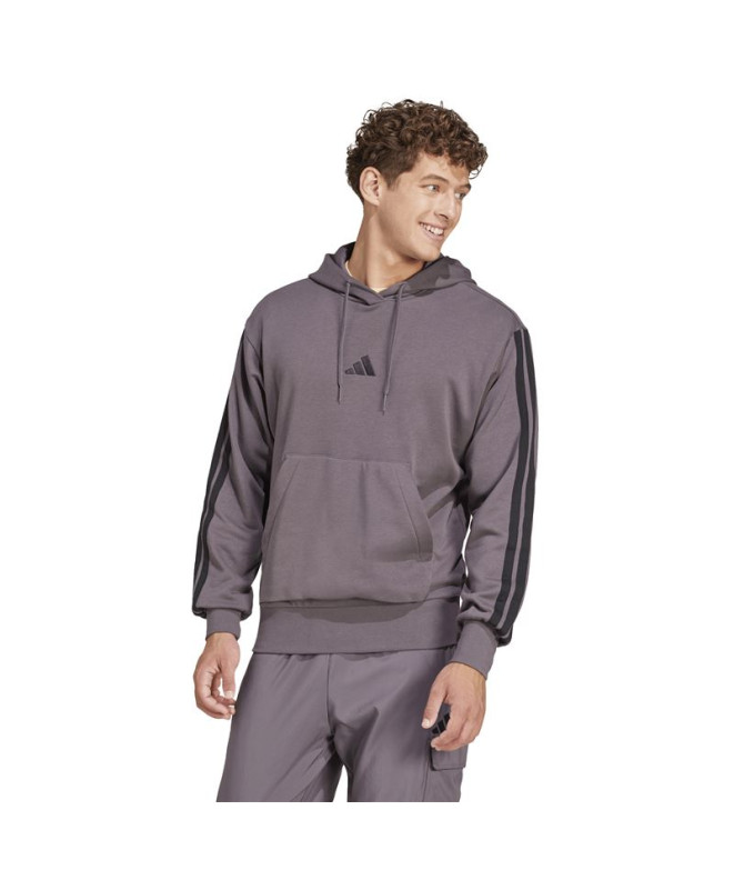 Moletom adidas 3Bandas French Terry Hd Homem...
