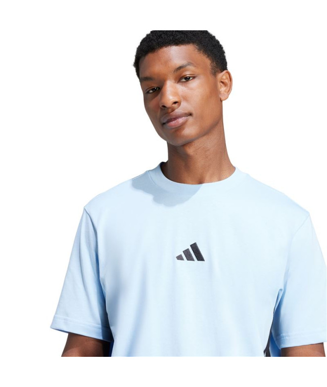 T-shirt adidas 3 Bandes Sj Homme Bleu/Noir