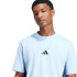 Camiseta adidas 3 Bandas Sj Homem Azul/Preto