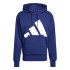 Sudadera adidas Bl French Terry Hd Hombre Azul Oscuro/Blanco