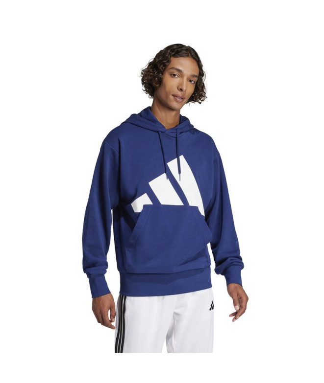 Moletom adidas Bl French Terry Hd Homem Azul...