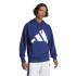 Moletom adidas Bl French Terry Hd Homem Azul Escuro/Branco
