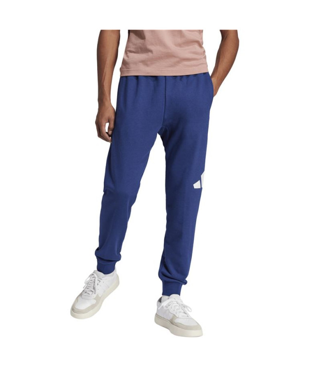 Pantalones adidas Bl French Terry Hombre Azul...