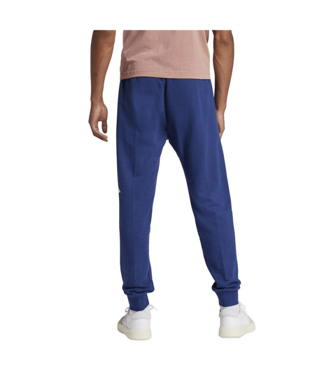 Pantalones adidas Bl French Terry Hombre Azul...