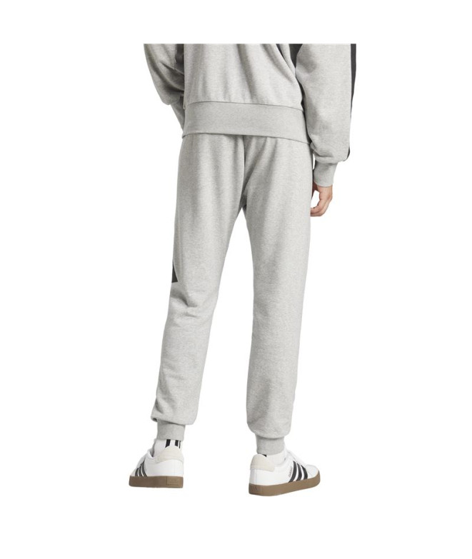Calça adidas Bl French Terry Homem Cinza/Preto