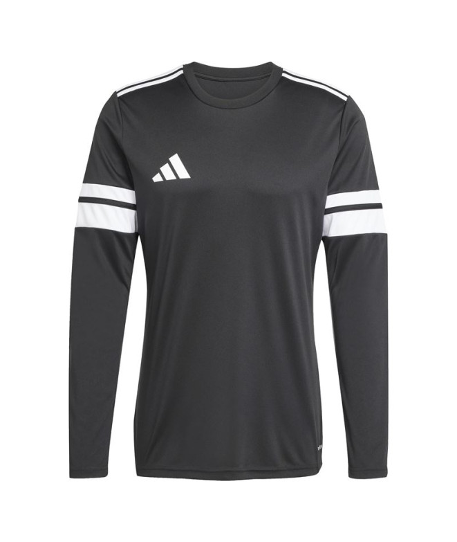 Camiseta de Fútbol adidas Squadra25 Jsy Lm Hombre Negro/Blanco