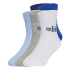 Meias Infantil adidas Linear Ank 5P Azul escuro/Azul/Azul/Brgrin