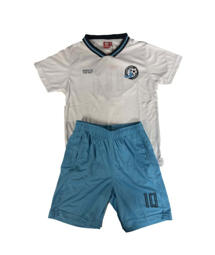 Conjunto Go & Win Swinton Menino Branco/Azul