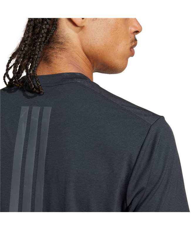 T-shirt de Fitness adidas Power 3Bandas Homme Noir