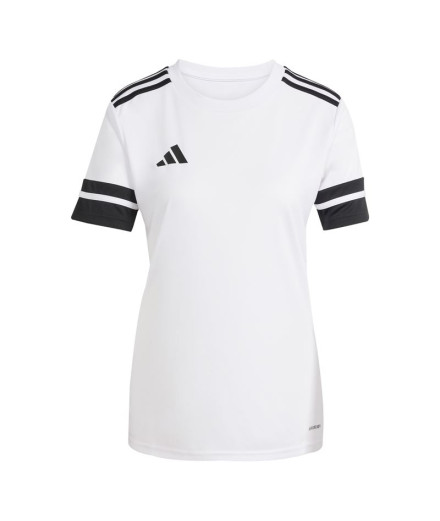 T-shirt de Football adidas Squadra25 Jsy Femme Blanc/Noir