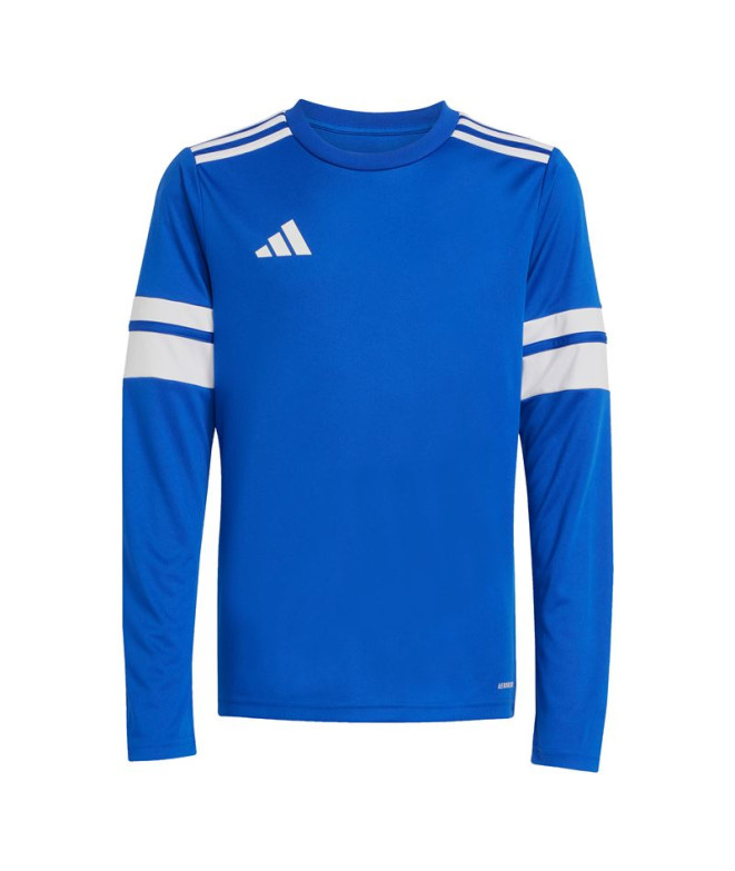 Camiseta de Fútbol adidas Squadra25 Jsy Ly Infantil Azul/Blanco