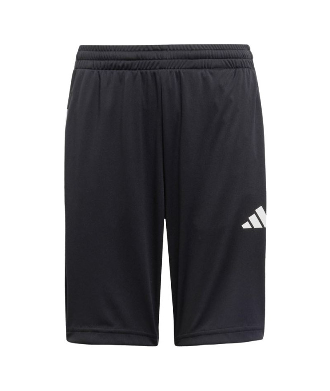 Pantalones de Fitness adidas Tr-Es 3Bandas Sh Infantil Negro/Blanco