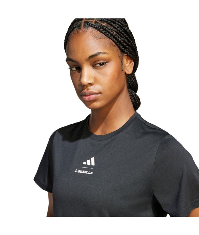 Camiseta de Fitness adidas Lm G Mulher Preto