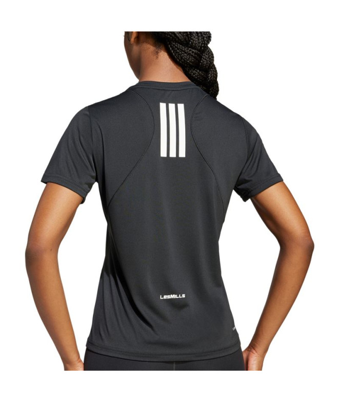 Camiseta de Fitness adidas Lm G Mulher Preto