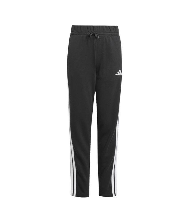 Pantalones adidas Jg 3Bandas French Terry 280 Niña Negro/Blanco