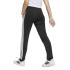 Pantalones adidas Jg 3Bandas French Terry 280 Niña Negro/Blanco