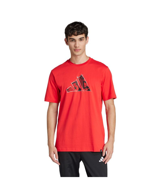 Camiseta adidas Photo Logo Homem Rubpur