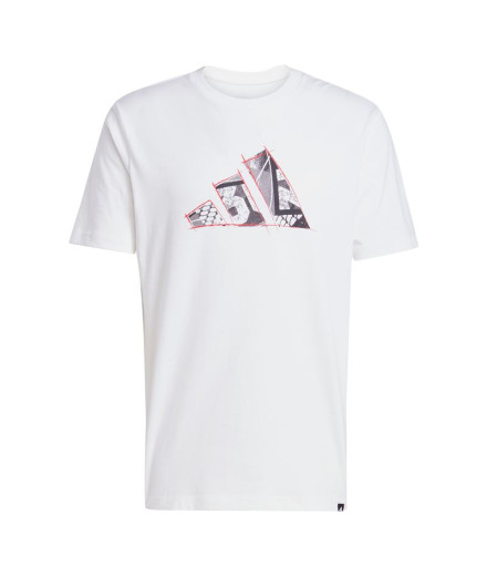 Camiseta adidas Photo Logo Hombre Blanco