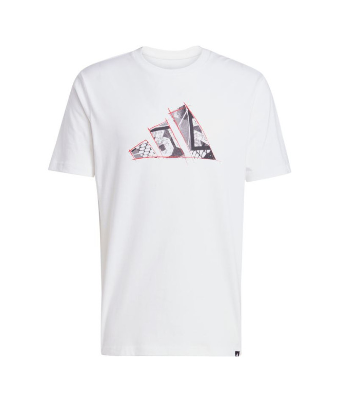 Camiseta adidas Photo Logo Hombre Blanco