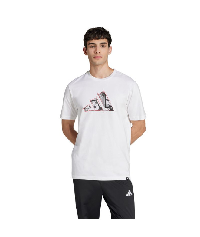 Camiseta adidas Photo Logo Hombre Blanco