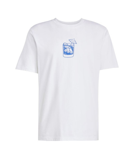 T-shirt adidas Drink Homme Blanc