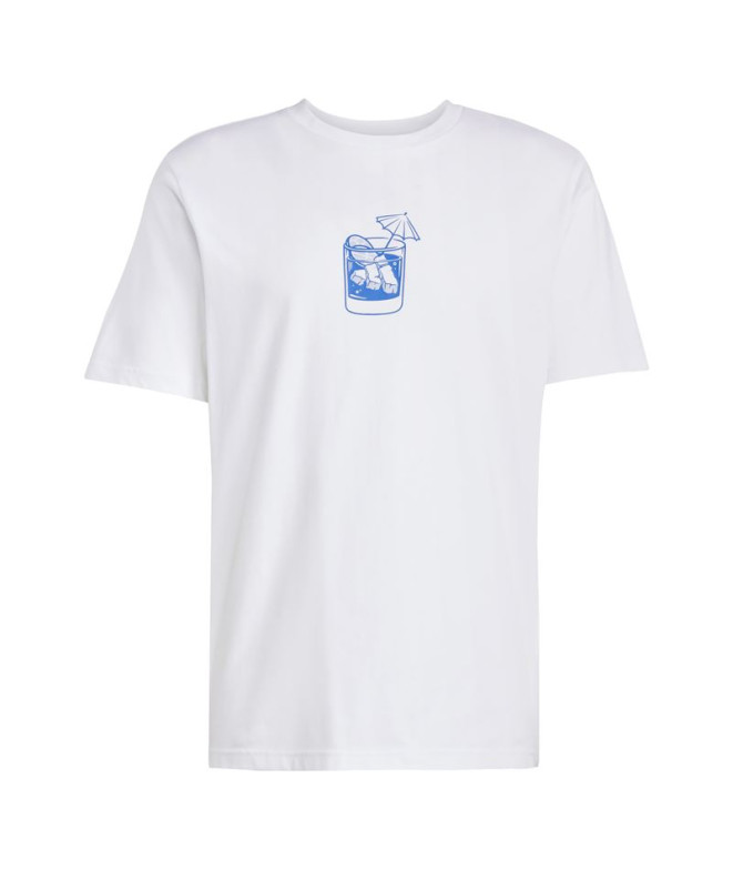 Camiseta adidas Drink Hombre Blanco