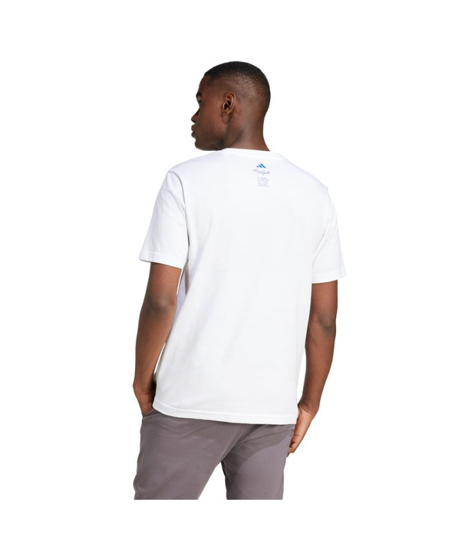 Camiseta adidas Drink Homem Branco