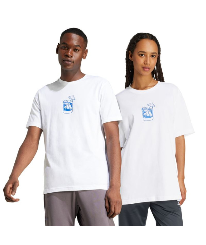 Camiseta adidas Drink Homem Branco
