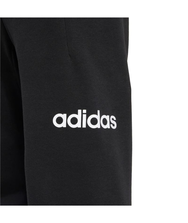 Pantalons adidas Lin Fl Tc Homme Noir/Blanc