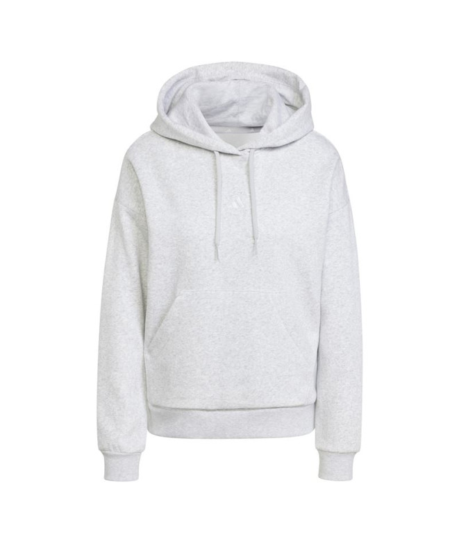 Sudadera adidas Sl Fc Hd Mujer Gris/Blanco