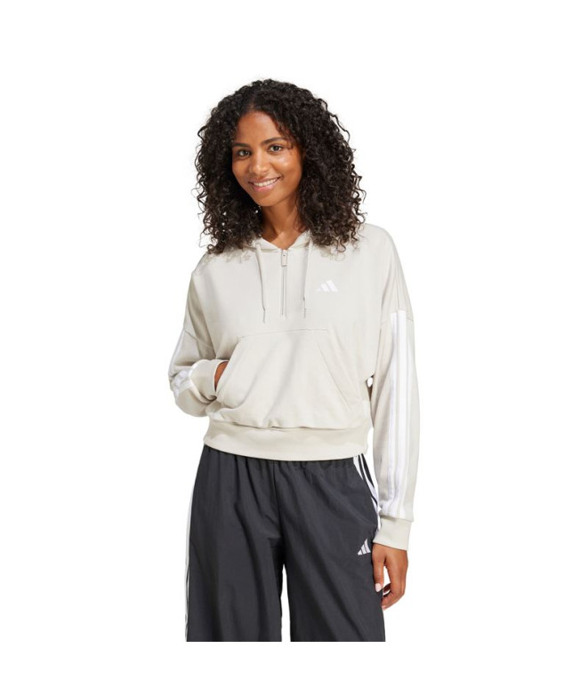 Sudadera adidas 3Bandas French Terry Qz Hd...