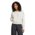 Sudadera adidas 3Bandas French Terry Qz Hd Mujer Azul/Blanco