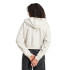 Sudadera adidas 3Bandas French Terry Qz Hd Mujer Azul/Blanco